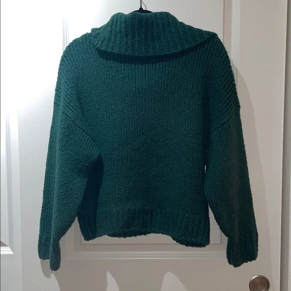 Pilcro Forest Green Knit Sweater - Picture 3 of 5